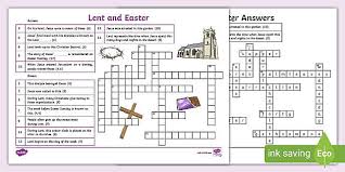 Check spelling or type a new query. Lent And Easter Crossword Teacher Made