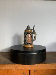 Vintage Small Heidelberg Germany Beer Stein With Lid Covered Coffee Mug