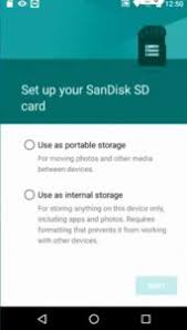 Notice that the pictures (c:\sd card) is at the top of the list, and has a check mark next to it. How To Use Sd Card As Internal Storage On Android In 8 Easy Steps Techlatest
