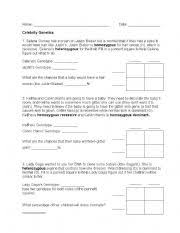 Be sure to complete the punnett square to show how you derived your solution. Genetics Worksheets