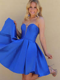 Simple Homecoming Dresses A Line Sweetheart Royal Blue Short Prom Dress Cheap Party Dress Jk930 Susses