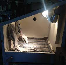 Custom built and ready to ship. Sandblast Cabinet Light Upgrade Kit