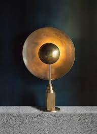 Metropolis Brass Table Lamp By Jan Garncarek In 2020 Brass Table Lamps Table Lamp Brass Table