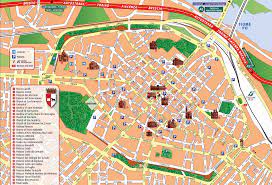 Mit der geschichte der stadt kann man im stadtmuseum bekannt werden, das noch im 16. Stadtplan Von Piacenza Detaillierte Gedruckte Karten Von Piacenza Italien Der Herunterladenmoglichkeit