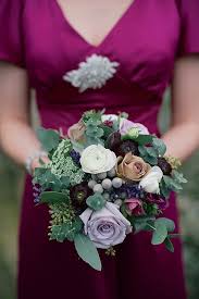 Latex wedding bouquet silk white lily purple rose roses teardrop flower diamante | ebay. Purple Winter Bouquet