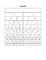 Fraction Bar Chart By Bethany Hunter Teachers Pay Teachers