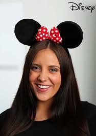 Amazon.com: elope Disney Minnie Costume Ears Headband with Bow Standard :  Clothing, Shoes & Jewelry