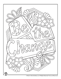 39+ inspirational quotes coloring pages for printing and coloring. Be The Change Inspiring Quote Free Coloring Page Woo Jr Kids Activities Children S Publishing