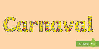 Letras Carnaval Para Colorear