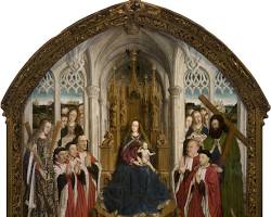 Image of Spanish cathedral or religious artwork from the 15th century