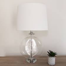 We stand behind each one. Slim Round Glass Table Lamp With White Shade Primrose Plum Round Glass Table Glass Table Glass Table Lamp