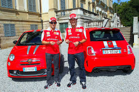 The new abarth 695 tributo ferrari is distinguished by a number of stylistic changes, but more importantly by substantial modifications developed by abarth and ferrari engineers. Ferrari F1 Drivers Alonso And Massa Get Their Own Abarth 695 Tributo Carscoops