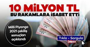 Milli piyango sorgulama ekranı üzerinden kolayca milli piyango çekiliş sonuçları görüntüle ve bilet sorgula! Milli Piyango Cekilisi Sonuclari 10 Milyon Tl Kazandiran Rakamlar Belli Oldu Milli Piyango Sorgulama 2021 Yilbasi Hemen Bilet Sorgula Son Dakika Haberler