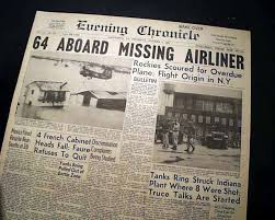 The fbi is investigating claims that a mich. Laramie Wyoming United Airlines Dc 4 Flight 409 Airplane Crash 1955 Newspaper Ebay