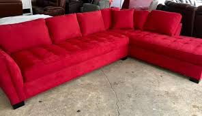 Red and black sectional sofa. Red Sectional Sofa Microfiber Green Go Furniture Llc Facebook