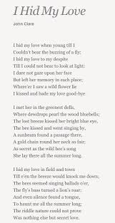 How Do I Love Thee Let Me Count The Ways Shakespeare I Hid My Love By John Clare Great Love Poems Love Poems Poems