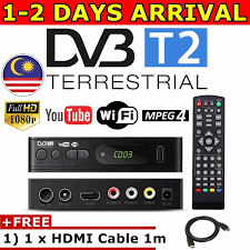 Malay language / bahasa malaysia. Free Hdmi 1m Malaysia Dvb T2 Myfreeview Mytv Megogo Tuner Decoder Digital Signal Dvbt2 Decoder My
