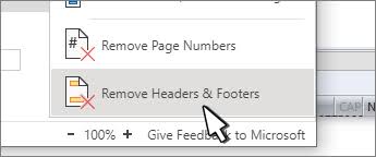Get rid of an unwanted/ blank page from the middle of your word file or at the end of the document, with these easy steps. Remove All Headers And Footers Office Support