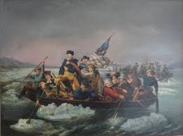 George washington's crossing of the delaware river in the dead of the night on christmas and his subsequent victories in new jersey energized a tired and sad colonial army and gave the american people cause for celebration. Emanuel Gottlieb Leutze George Washington Crossing The Delaware River Mutualart