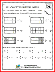 Equivalent Fractions Worksheet Math Fractions Worksheets Math Fractions Fractions Worksheets