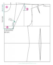 How To Draft The Basic Bodice Pattern The Shapes Of Fabric