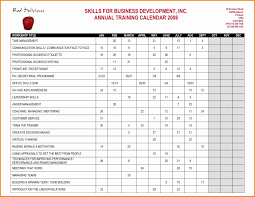 Training Schedule Template Excel Beautiful Yearly Training Calendar Template In 2020 Schedule Template Calendar Template Lesson Plan Templates