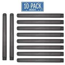 Of course black pipe has many used in plumbing gas fitting and steam fitting. Buy Brooklyn Pipe 10 Pack 34 X 10 Black Pipe 10 Inch Pipe Nipple Black Malleable Iron Pipe Fittings Plumbing Pipes And Fittings Fit For Pipe Decor Industrial Shelf And