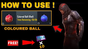 What rewards do you earn for. How To Use Colored Ball In Pubg Mobile Free Sara Character Voucher Use Colored Ball In Pubg Youtube