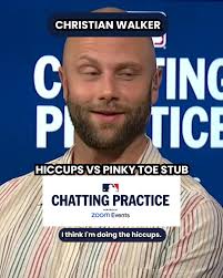 Real hard-hitting questions ..., 20 minutes of hiccups or stub your pinky  toe?, (MLB x Zoom)