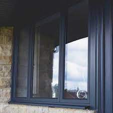 Dark grey gray brown charcoal aluminium windows pivoted awning window. Aluminium Flush Casement Windows Uk Manufacturer Quickslide