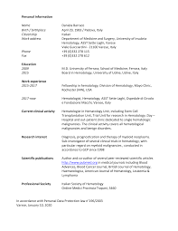 Personal Information Name Daniela Barraco Birth