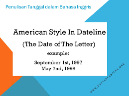 Contoh memo format dan non formal: Cara Penulisan Tanggal Dalam Bahasa Inggris Yang Benar Daftar Pustaka