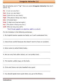 A collection of english esl worksheets for home learning, online practice, distance learning and english classes to teach about adverbs, of, manner, adverbs. Esl Grammar Irregular Adverbs Far Fast Hard High Late Long Low Well