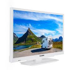 Was es vorm kaufen seiner 22 zoll tv test zu untersuchen gibt! Telefunken Xf22g501v W Led Fernseher 55 Cm 22 Zoll Weiss Fullhd 12v Triple Tuner