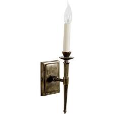 Build.com has been visited by 100k+ users in the past month Traditional Georgian Regency Edwardian Brass Wall Light Torch Style