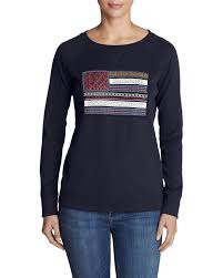 Women S Legend Wash Crewneck Sweatshirt Flag Eddie Bauer Long Sleeve Tshirt Men Sweatshirts Crew Neck Sweatshirt