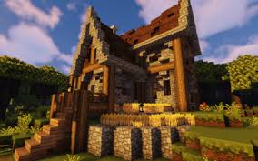 Rustic House Design Minecraft Rumah Joglo Limasan Work Making this house took about 35 minutes in 100% vanilla creative mode minecraft.