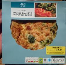 M&s rolls out gourmet food and new app to make christmas cooking a breeze · next to bedazzle is the m&s collection scottish salmon en croute. Smoked Salmon And Broccoli Quiche Marks Spencer 400 G