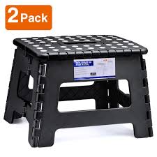 Acstep Acko Folding Step Stool Lightweight Plastic Step Stool 2 Pack 9 Inch Foldable Step Stool For Kids Non Folding Step Stool Step Stool Plastic Step Stool