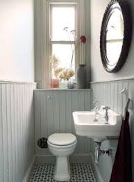 Light Panelling Small Toilet Room Small Bathroom Decor Downstairs Toilet