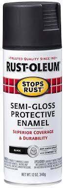 Spray paint, wood stains, concrete floor coatings, cleaners and more. Rust Oleum 7798830 Stops Rust Spray Paint 12 Ounce Semi Gloss Black Spray Paints Amazon Com