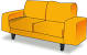 Modern Couch Transparent Png