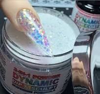 White Holographic Glitter Nail Powder - 327 Galaxy