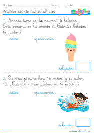 Problemas De Matematicas Para Ninos Con Sumas Y Restas 2019