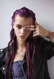 Image Result For Witch Hairstyles Punk Hair Hair Styles Dark Purple Hair