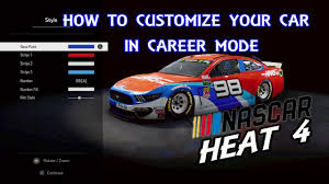 Our database contains statistics, information and history of nascar car numbers. How To Customize Your Car In Career Mode Nascar Heat 4 Youtube