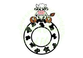 Download Easter Svg Easter Monogram Svg Easter Cow Svg Cow Monogram Svg Baby Cow Svg By Crafty With A Chance Of Files Thehungryjpeg Com