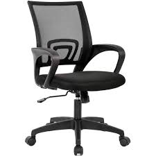You sit comfortably since the chair is adjustable in height. Home Office Chair Ergonomic Desk Chair Mesh Computer Chair With Lumbar Support Armrest Executive Rolling Swivel Adjustable Mid Back Task Chair For Women Adults Black Walmart Com Walmart Com