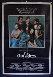 High resolution official theatrical movie poster (#1 of 4) for the outsiders (1983). All About Movies The Outsiders Movie Poster Original One Sheet Tom Cruise Patrick Swayze Matt Dillion