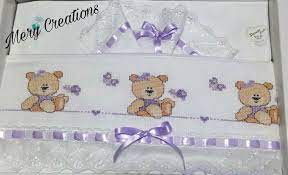 Completo Lettino Ricamo Punto Croce Orsetti Farfalle Cuore By Mery Creations 40 00 Su Misshobby Punto Croce Ricamo Punto Croce Schemi Punto Croce Gratis
